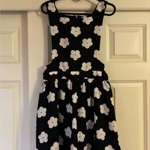 One Clothing Black and White Sleeveless Sundress